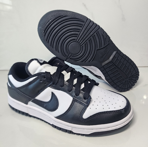 Nike Dunk Low RETRO Black / White Panda Women's - Picture 1 of 9